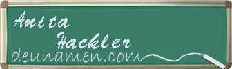 Anita Hackler Visitenkarte